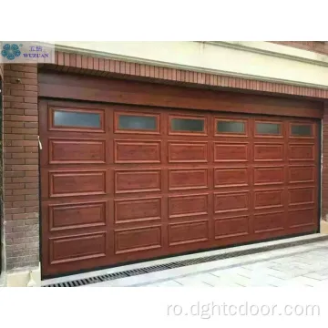Uși de garaj cu nervuri secționale de înaltă calitate aprobate